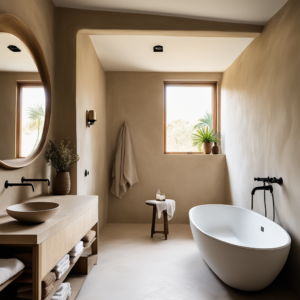 bathroom-with-chukum-stucco-walls-bright-and-airy-cinematic-photography-neutral-colours