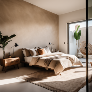 bedroom-with-chukum-stucco-walls-bright-and-airy-cinematic-photography-neutral-colours (1)