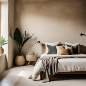 bedroom-with-chukum-stucco-walls-bright-and-airy-cinematic-photography-neutral-colours