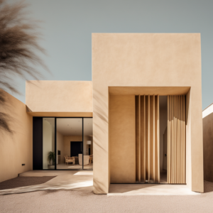 house-facade-mexican-modern-architecture-chukum-resin-realistic-photography-architecture-photogr