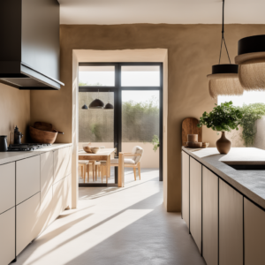 kitchen-with-chukum-stucco-walls-bright-and-airy-cinematic-photography-neutral-colours
